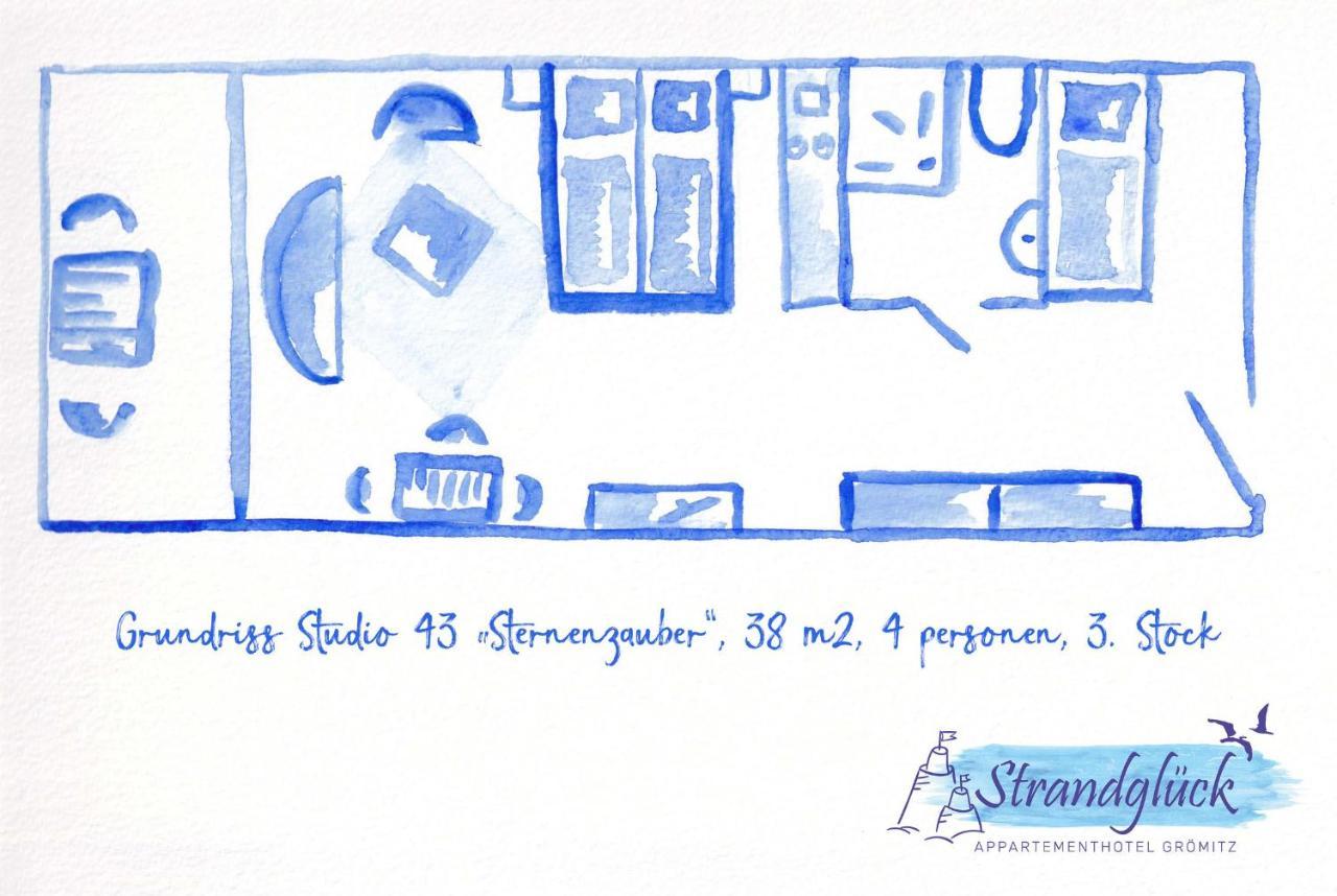 Studio 43 "Sternenzauber" Lägenhet Grömitz Exteriör bild